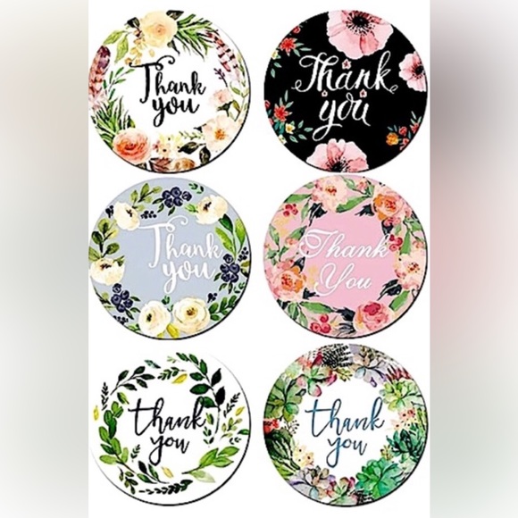 NEW Complete Poshmark Packages "Thank you!" Gift Wrap Shipping Supplies Set 6pcs - Picture 6 of 13